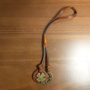 Lucky brand leather purse dangle